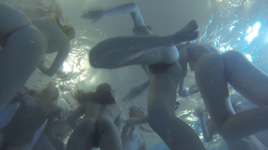 Lesbian underwater orgy | Czech Lesbians 5 part 5