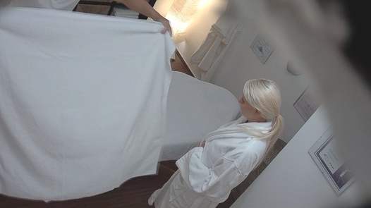 Blonde model on the massage | Czech Massage 30