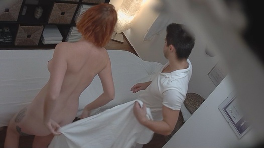 Redhead gets a happy ending massage |  
	66 

