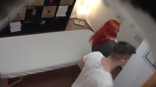 Wild redhead gets an anal massage | Czech Massage 346