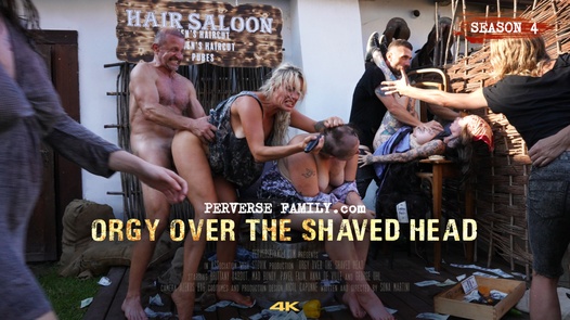 Orgy Over the Shaved Head