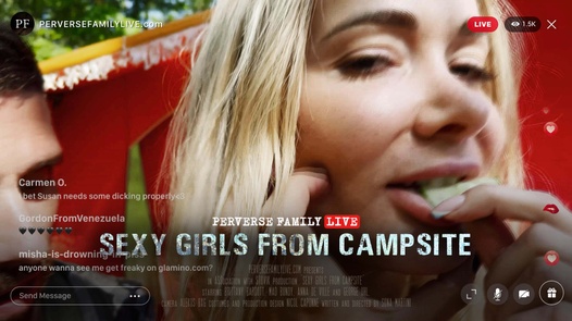Sexy Girls vom Campingplatz