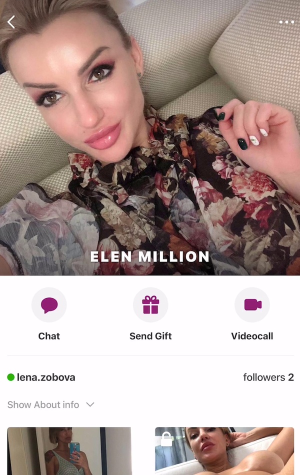 Sexy chat with Elen Million