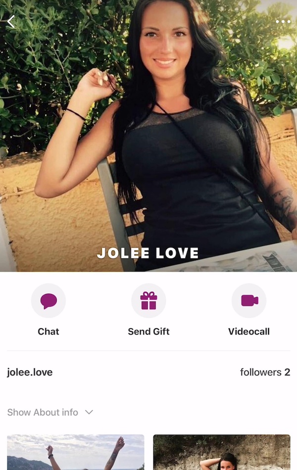 Jolee Love arranged a hot date on Glamino.com