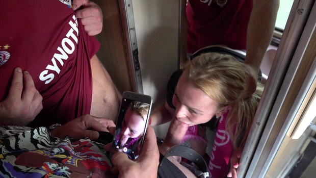 6. Download full pics of Football gangbang on a train from czechgangbang.com