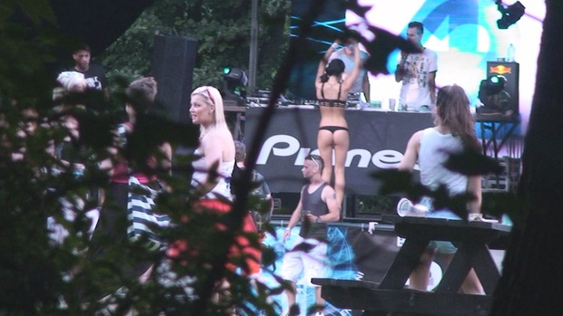 1. Download full pics of Festival Slut Fucked While Spied on by the Ultimate Creep! from czechsnooper.com