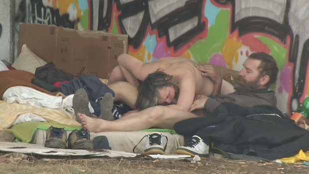 10. Download full pics of Homeless Couple Sex on Camera – Zero Shame! from czechsnooper.com