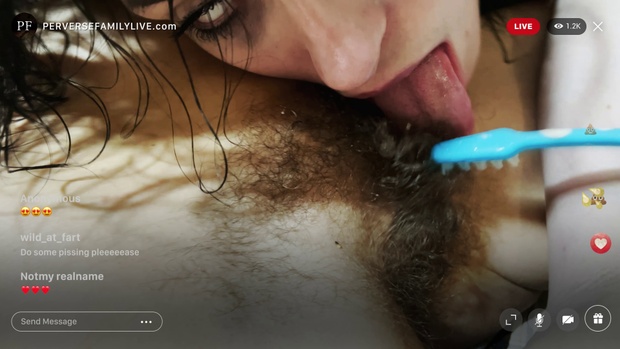 9. Download full pics of Lina's Hairy Cunt from perversefamilylive.com