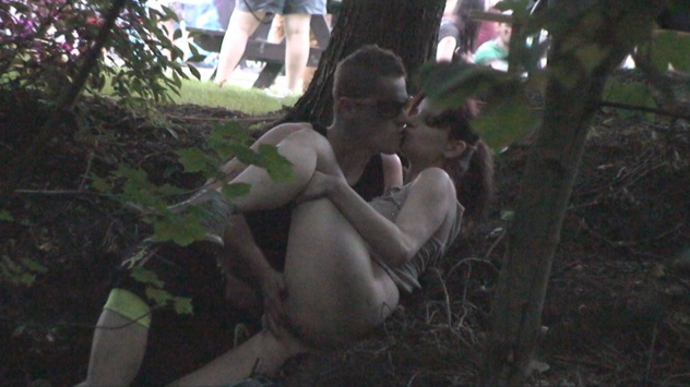 Festival Slut Fucked While Spied on by the Ultimate Creep!