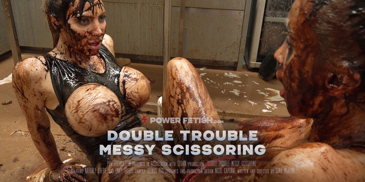 Double trouble messy scissoring