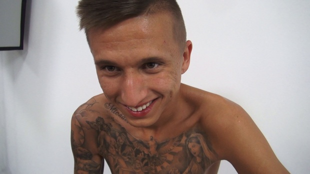 5. Download full pics of CZECH GAY CASTING - HONZA (2214) from czechgaycasting.com