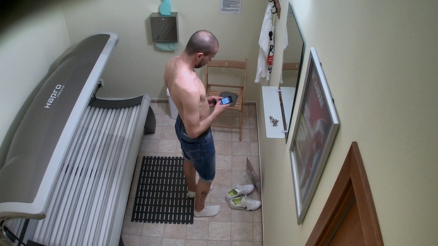 2. Download full pics of Buff Bald Stud Caught Fully Exposed from czechgaysolarium.com