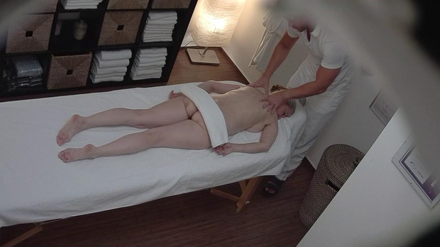 4. Download full pics of Blonde MILF Gives Her Masseur the Blowjob of a Lifetime from czechmassage.com