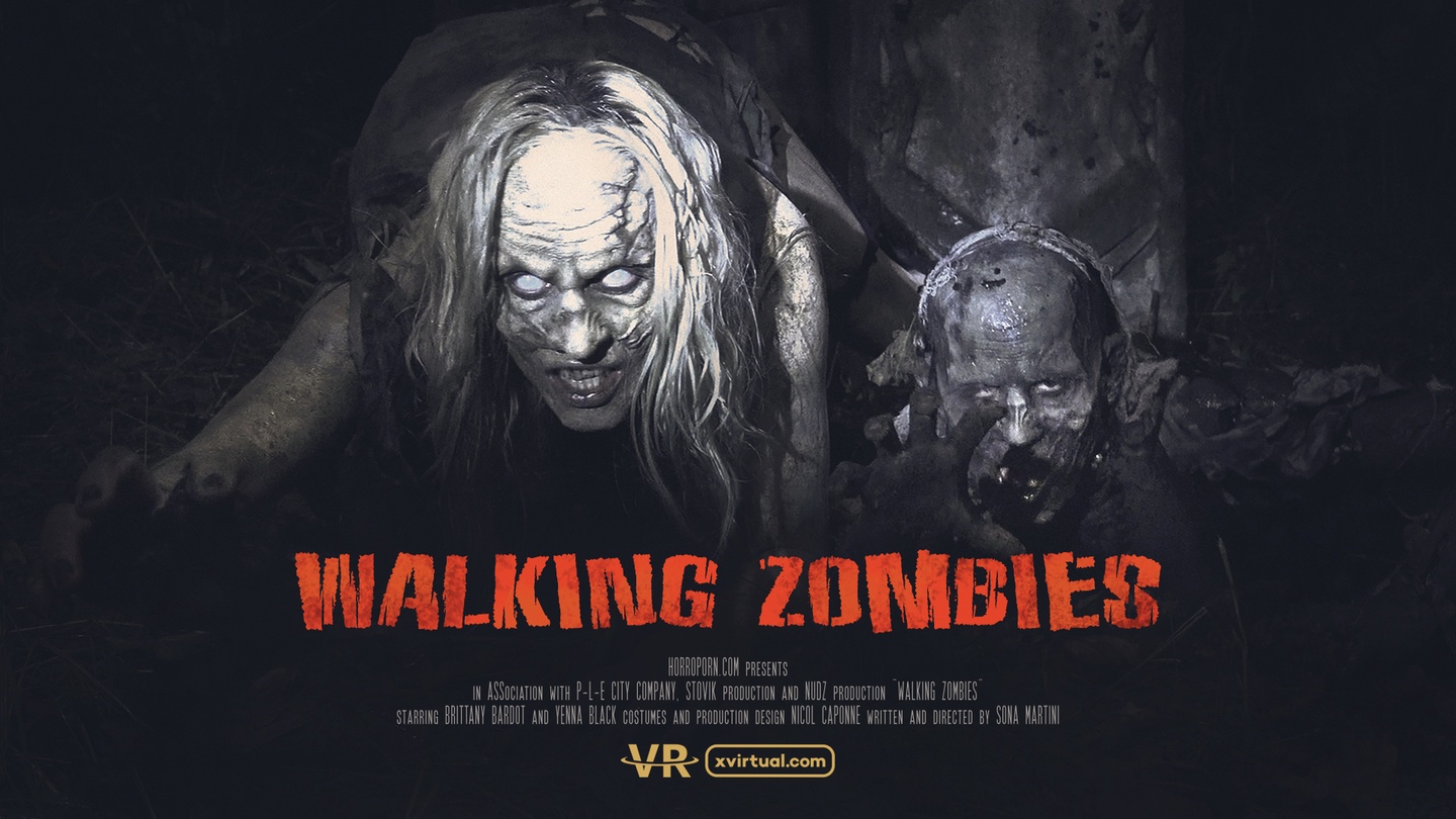 Wandernde Zombies in 180°